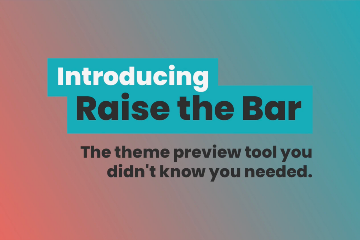 Raise the Bar: The Shopify Theme Preview Tool We Built for Our Own Team